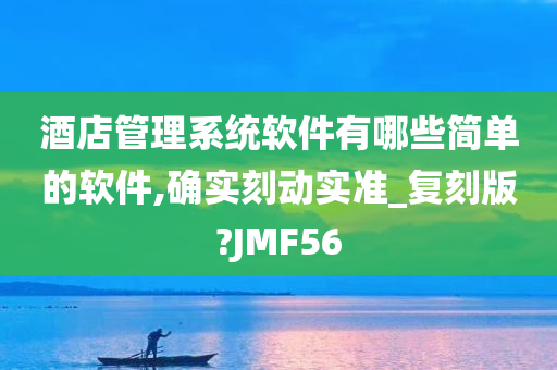 酒店管理系统软件有哪些简单的软件,确实刻动实准_复刻版?JMF56