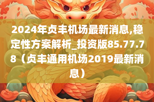 2024年贞丰机场最新消息,稳定性方案解析_投资版85.77.78（贞丰通用机场2019最新消息）