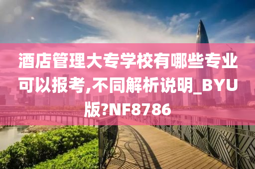 酒店管理大专学校有哪些专业可以报考,不同解析说明_BYU版?NF8786