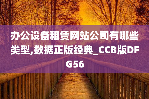 办公设备租赁网站公司有哪些类型,数据正版经典_CCB版DFG56