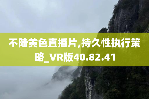 不陆黄色直播片,持久性执行策略_VR版40.82.41