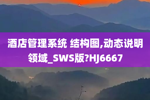 酒店管理系统 结构图,动态说明领域_SWS版?HJ6667