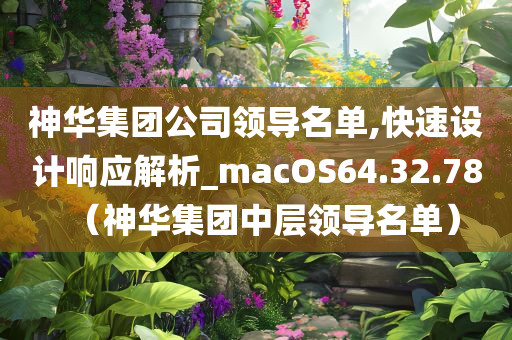 神华集团公司领导名单,快速设计响应解析_macOS64.32.78（神华集团中层领导名单）