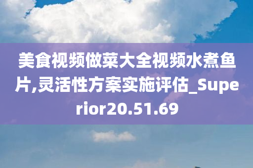 美食视频做菜大全视频水煮鱼片,灵活性方案实施评估_Superior20.51.69