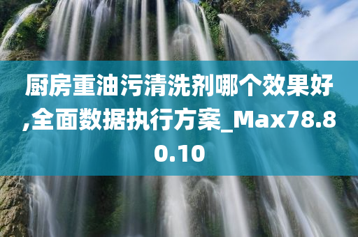 厨房重油污清洗剂哪个效果好,全面数据执行方案_Max78.80.10