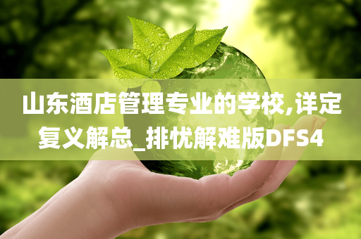 山东酒店管理专业的学校,详定复义解总_排忧解难版DFS4