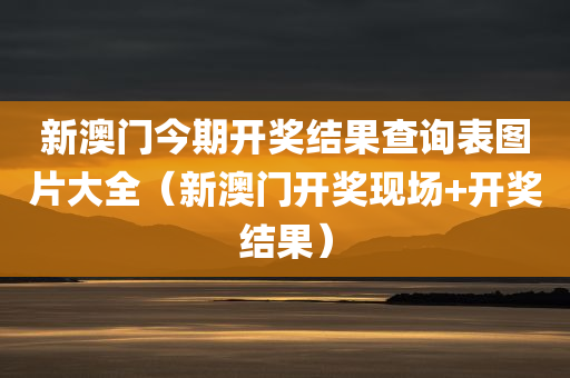 新澳门今期开奖结果查询表图片大全（新澳门开奖现场+开奖结果）