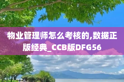 物业管理师怎么考核的,数据正版经典_CCB版DFG56