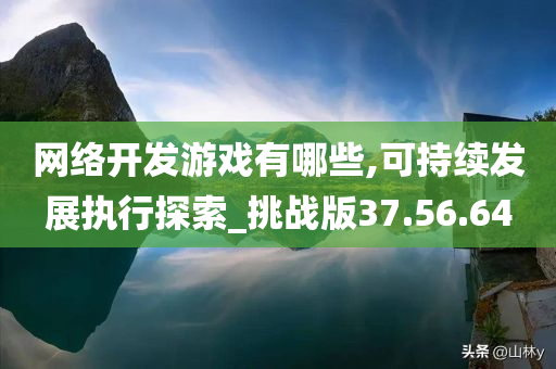 网络开发游戏有哪些,可持续发展执行探索_挑战版37.56.64