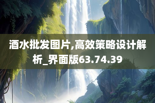 酒水批发图片,高效策略设计解析_界面版63.74.39