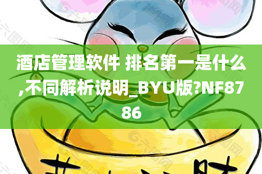 酒店管理软件 排名第一是什么,不同解析说明_BYU版?NF8786