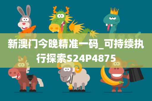 新澳门今晚精准一码_可持续执行探索S24P4875