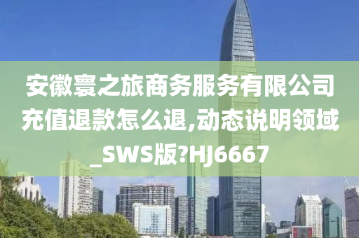 安徽寰之旅商务服务有限公司充值退款怎么退,动态说明领域_SWS版?HJ6667