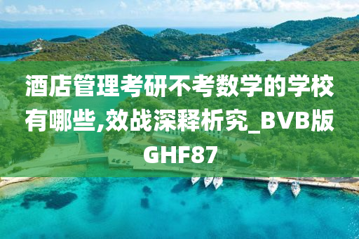 酒店管理考研不考数学的学校有哪些,效战深释析究_BVB版GHF87