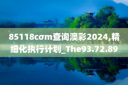 85118cσm查询澳彩2024,精细化执行计划_The93.72.89