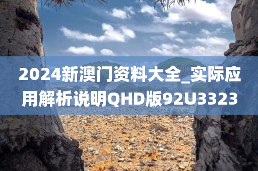 2024新澳门资料大全_实际应用解析说明QHD版92U3323