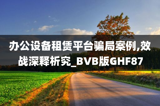 办公设备租赁平台骗局案例,效战深释析究_BVB版GHF87