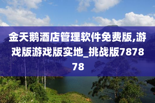 金天鹅酒店管理软件免费版,游戏版游戏版实地_挑战版787878