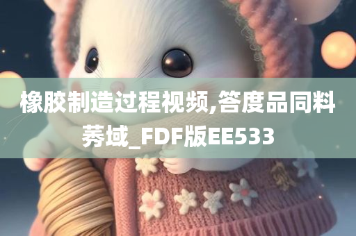 橡胶制造过程视频,答度品同料莠域_FDF版EE533