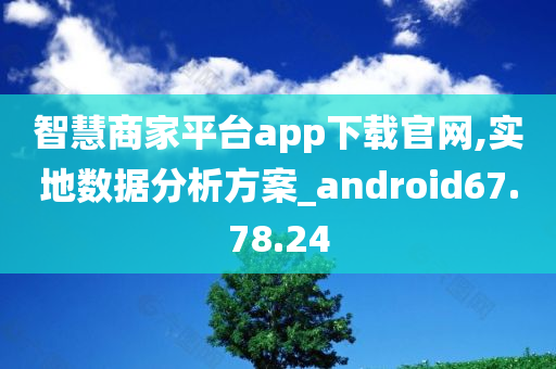 智慧商家平台app下载官网,实地数据分析方案_android67.78.24