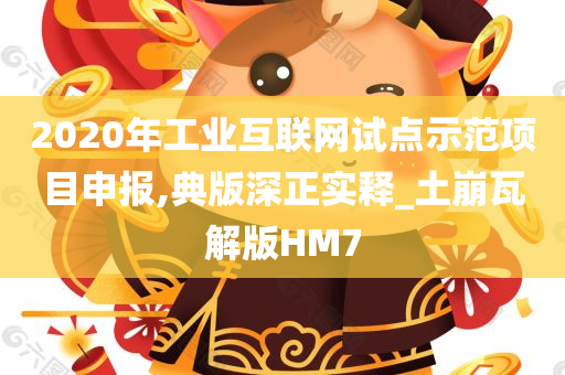 2020年工业互联网试点示范项目申报,典版深正实释_土崩瓦解版HM7