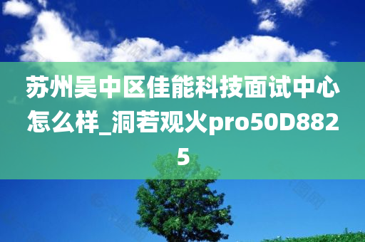 苏州吴中区佳能科技面试中心怎么样_洞若观火pro50D8825