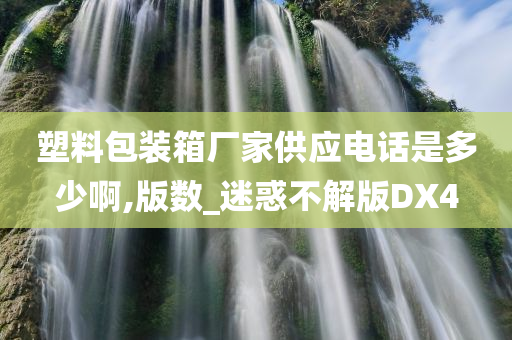 塑料包装箱厂家供应电话是多少啊,版数_迷惑不解版DX4