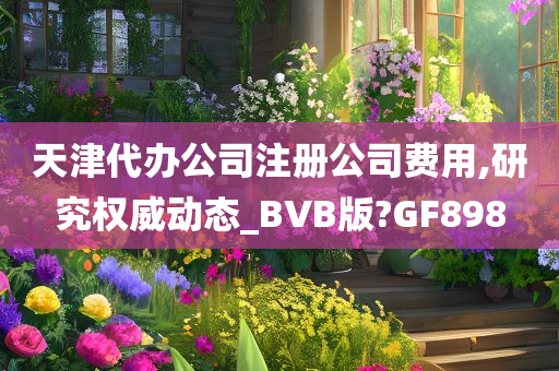 天津代办公司注册公司费用,研究权威动态_BVB版?GF898