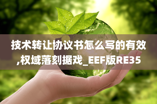 技术转让协议书怎么写的有效,权域落刻据戏_EEF版RE35