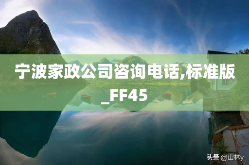 宁波家政公司咨询电话,标准版_FF45