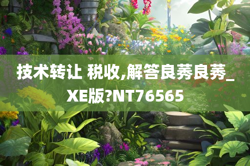 技术转让 税收,解答良莠良莠_XE版?NT76565