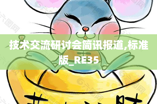 技术交流研讨会简讯报道,标准版_RE35