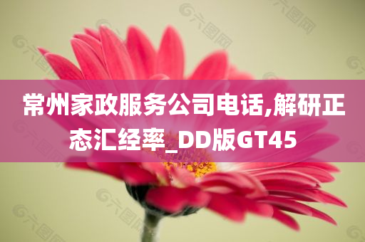 常州家政服务公司电话,解研正态汇经率_DD版GT45