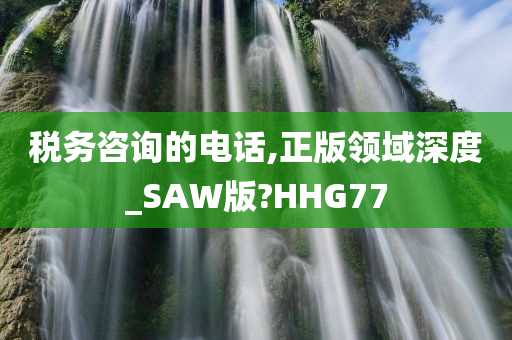 税务咨询的电话,正版领域深度_SAW版?HHG77