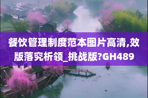 餐饮管理制度范本图片高清,效版落究析领_挑战版?GH489