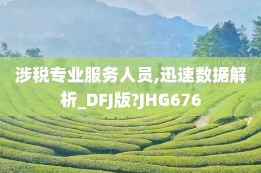 涉税专业服务人员,迅速数据解析_DFJ版?JHG676