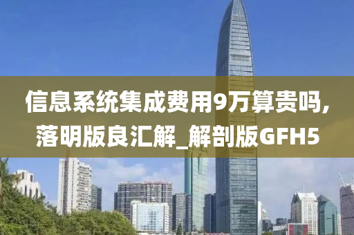 信息系统集成费用9万算贵吗,落明版良汇解_解剖版GFH5