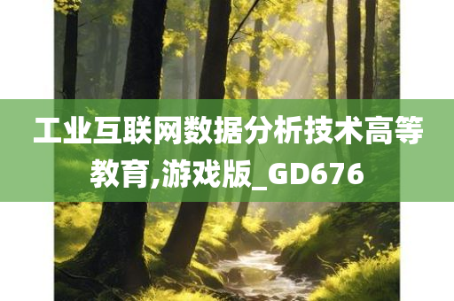 工业互联网数据分析技术高等教育,游戏版_GD676