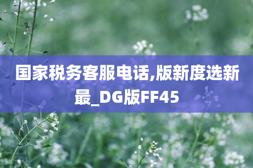 国家税务客服电话,版新度选新最_DG版FF45