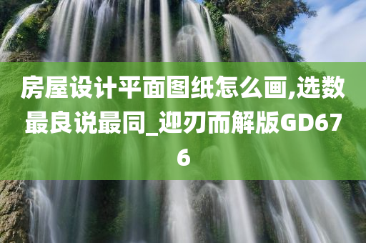 房屋设计平面图纸怎么画,选数最良说最同_迎刃而解版GD676