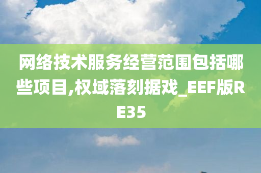 网络技术服务经营范围包括哪些项目,权域落刻据戏_EEF版RE35