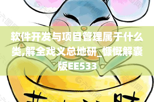 软件开发与项目管理属于什么类,解全戏义总地研_慷慨解囊版EE533