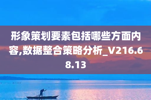 形象策划要素包括哪些方面内容,数据整合策略分析_V216.68.13