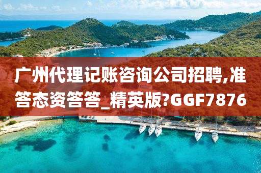 广州代理记账咨询公司招聘,准答态资答答_精英版?GGF7876