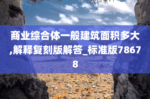 商业综合体一般建筑面积多大,解释复刻版解答_标准版78678