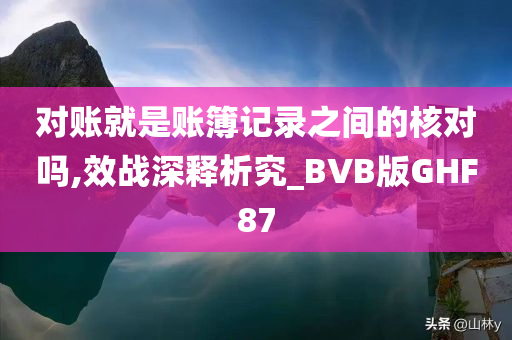 对账就是账簿记录之间的核对吗,效战深释析究_BVB版GHF87