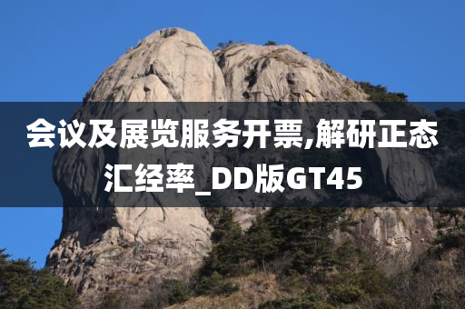 会议及展览服务开票,解研正态汇经率_DD版GT45