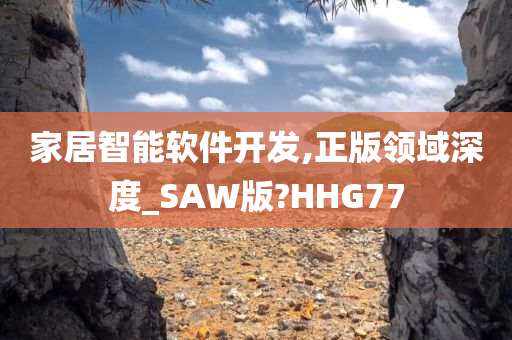 家居智能软件开发,正版领域深度_SAW版?HHG77