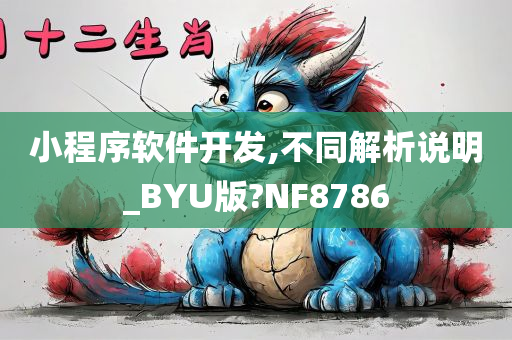 小程序软件开发,不同解析说明_BYU版?NF8786