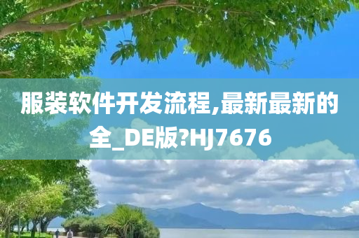 服装软件开发流程,最新最新的全_DE版?HJ7676